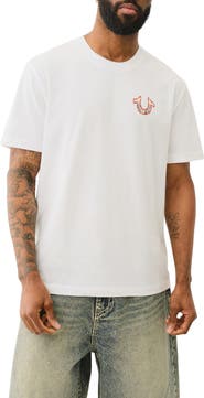 True Religion Photo Real Puff Paint Graphic T-Shirt