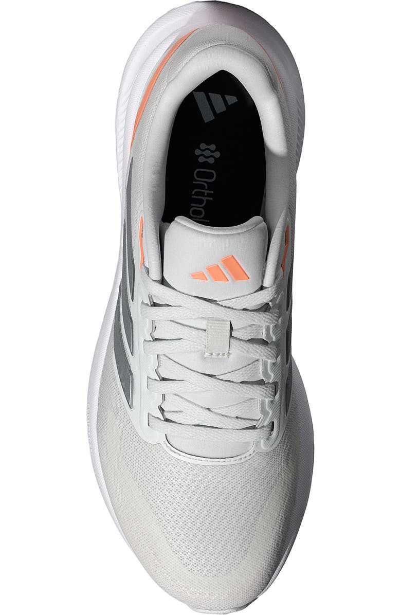 adidas Runfalcon 5 Running Shoe, Alternate, color, White/ Iron Met./ Orange