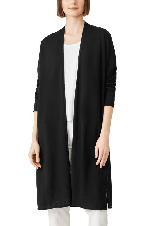 Organic Linen & Organic Cotton Long Cardigan