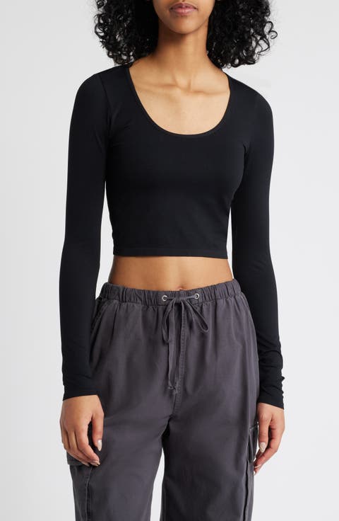 Seamless Long Sleeve Crop Top