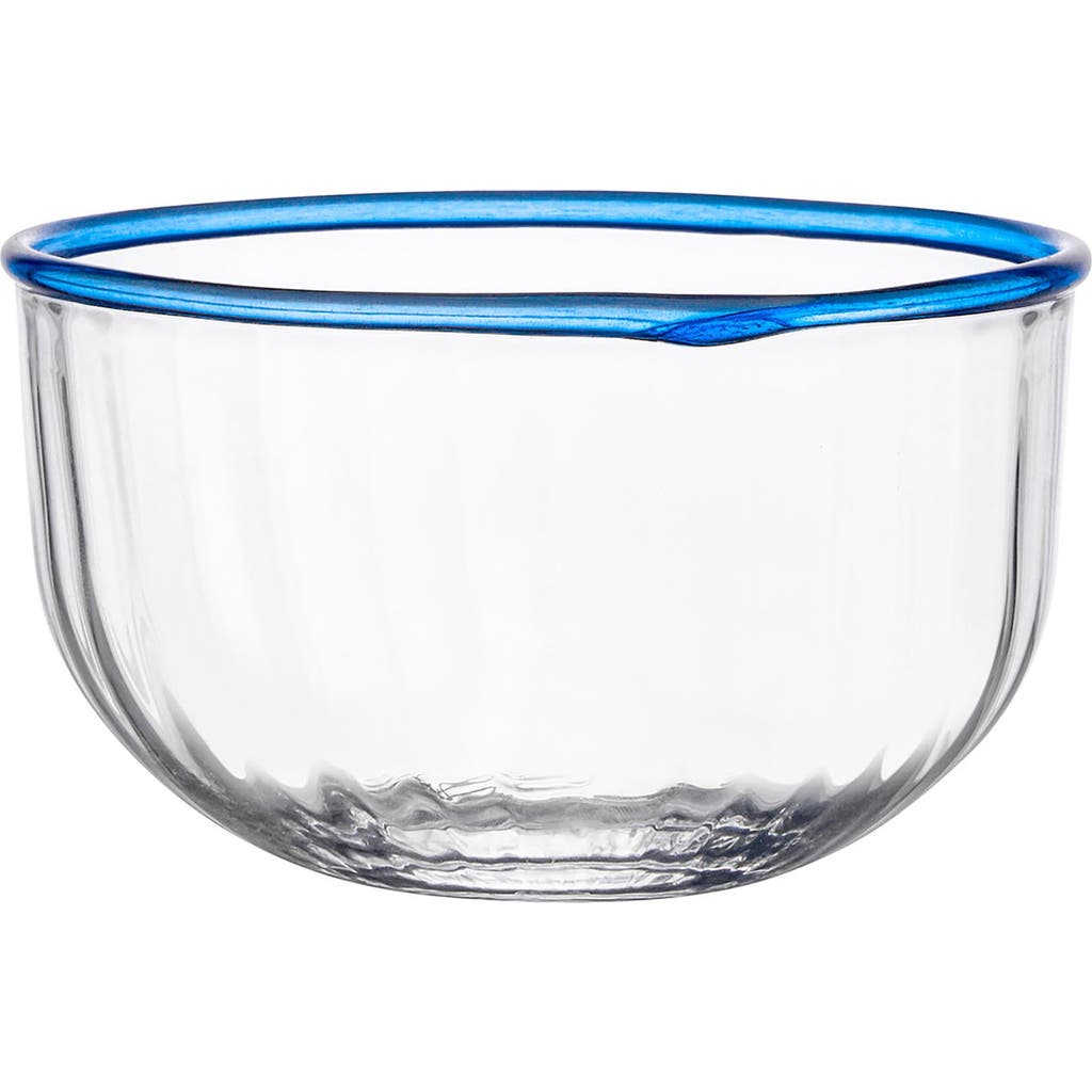 Juliska Nell Glass Bowl In Chambray