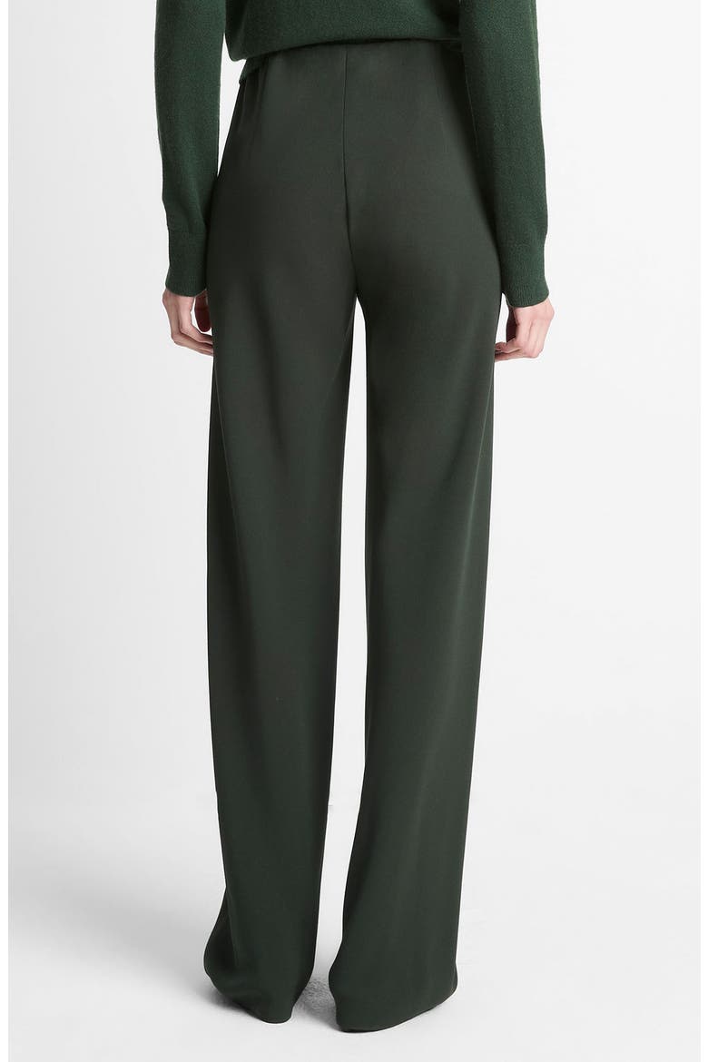 Colette High Waist Crepe Bias Pants, Alternate, color, VERDE