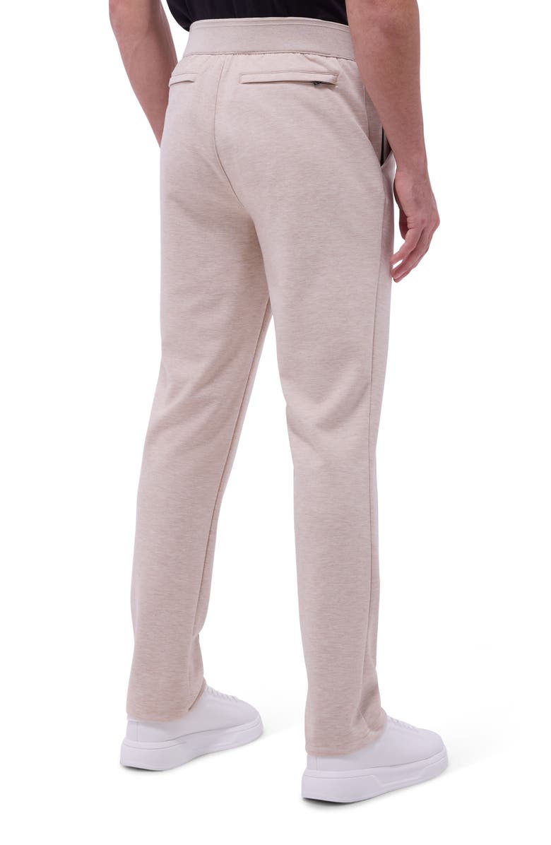 Bugatchi Soft Touch Knit Pintuck Pants, Alternate, color, Sand