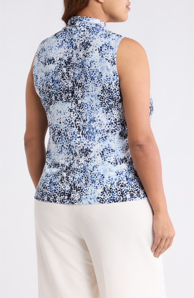 Anne Klein Triple Pleat Sleeveless Top, Alternate, color, 