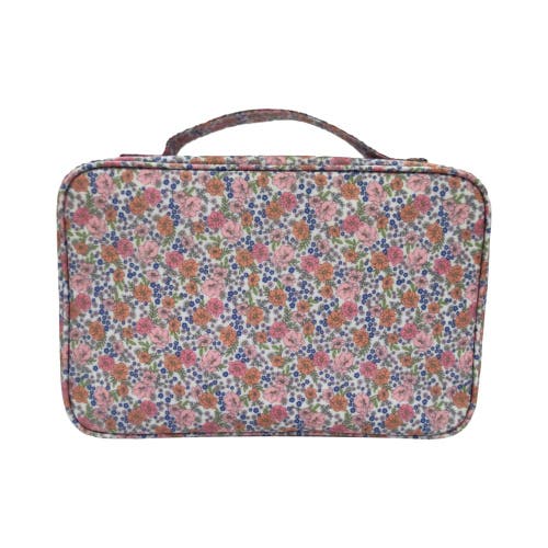 Trvl Design Garden Floral Hanging Toiletry Bag In Pink