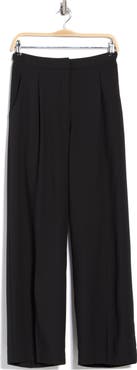 MAX STUDIO Woven Pleat Front Trousers