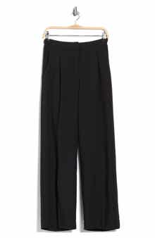 MAX STUDIO Woven Pleat Front Trousers