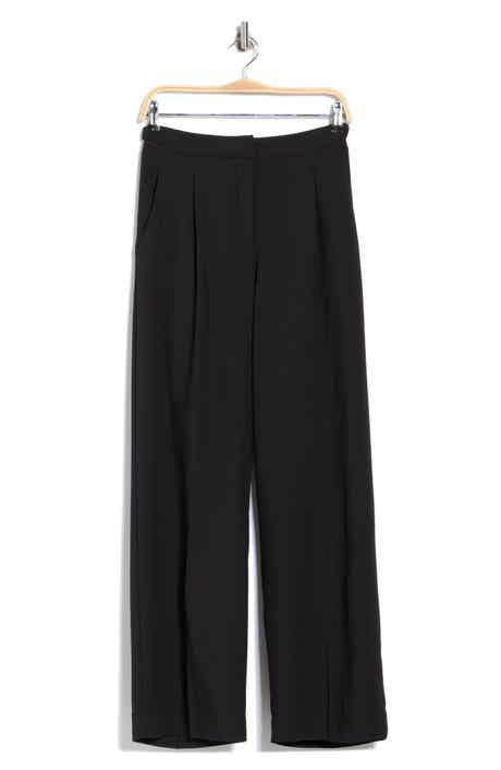 MAX STUDIO Woven Pleat Front Trousers