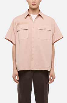 GD Uniform Short Sleeve Stretch Twill Button Up Shirt