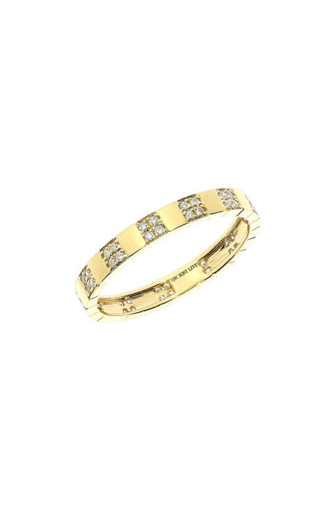 Kiera 18K Yellow Gold Diamond Eternity Band Ring