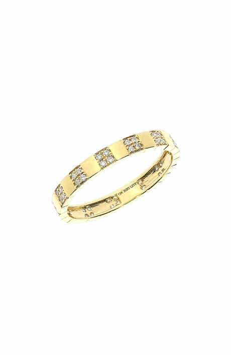 Kiera 18K Yellow Gold Diamond Eternity Band Ring