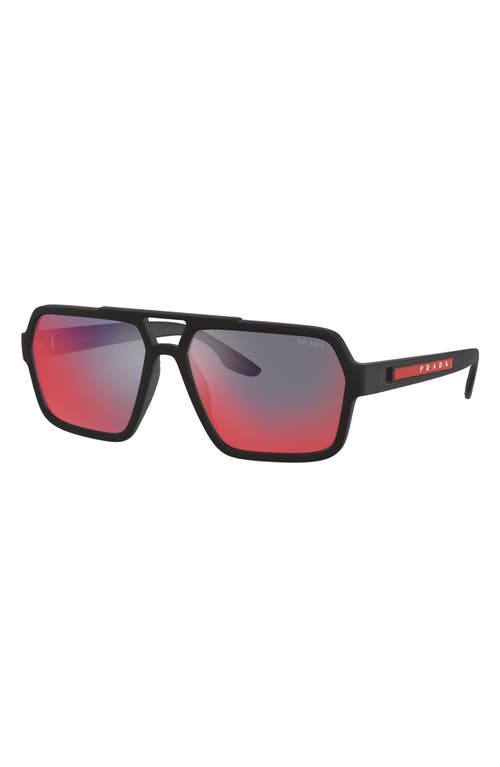 Prada Sport 59mm Rectangle Sunglasses In Multi