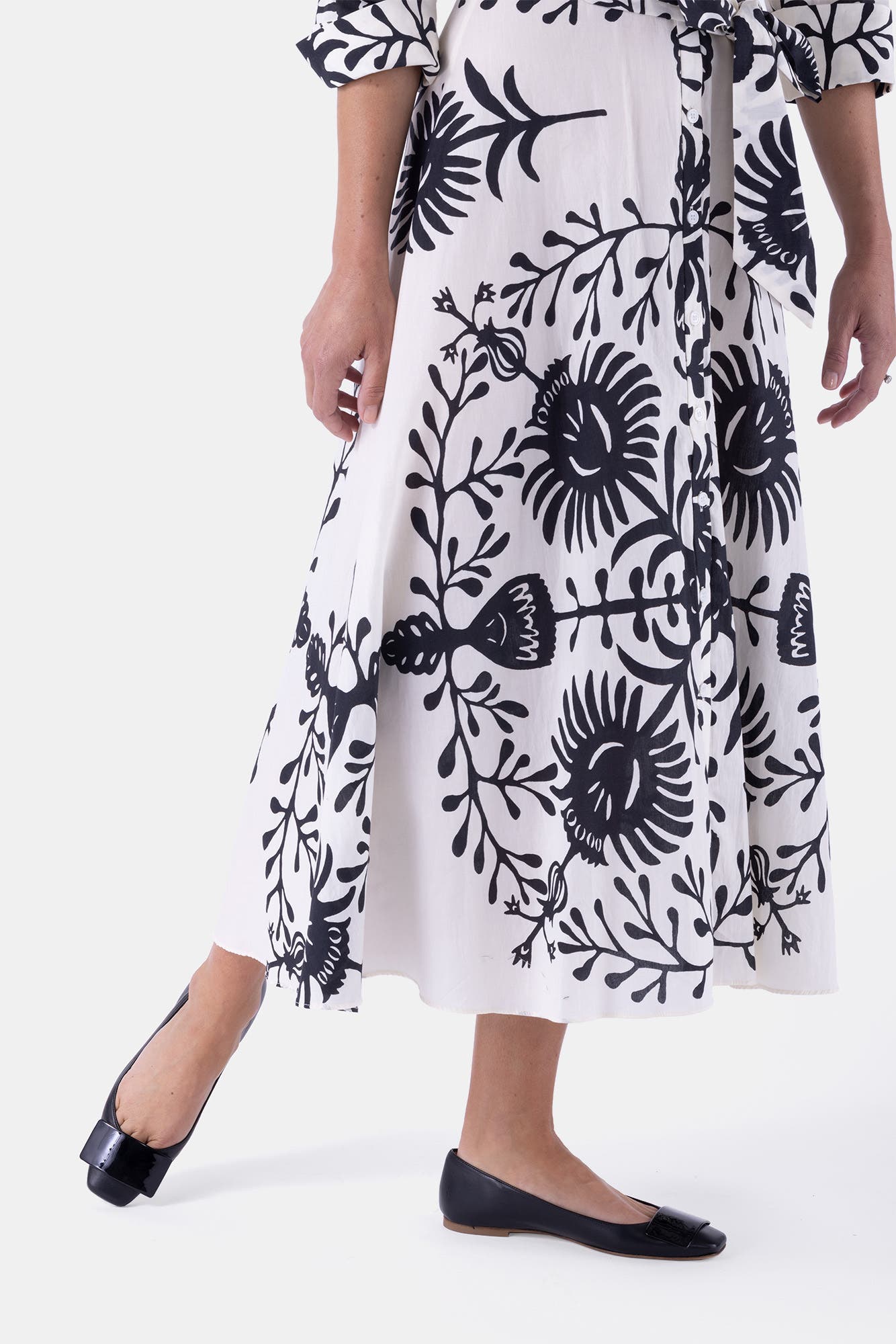 BELLS & BECKS Emma Ballerina Flat with Tab, Alternate, color, Black