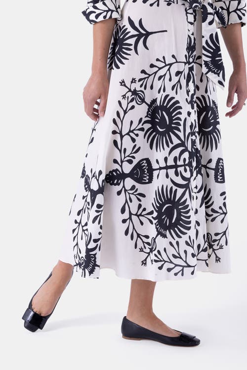 Bells & Becks Emma Ballerina Flat With Tab In Black