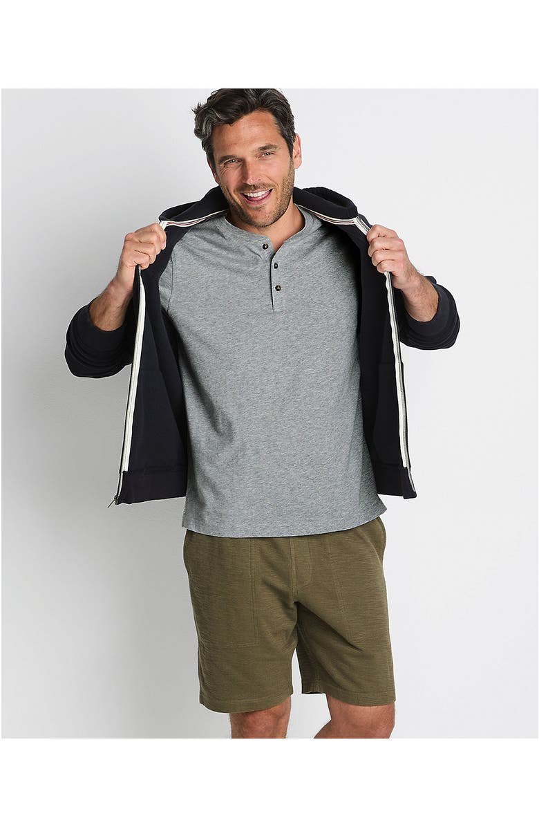 Lands' End Short Sleeve Cotton Supima Jersey Henley, Alternate, color, 