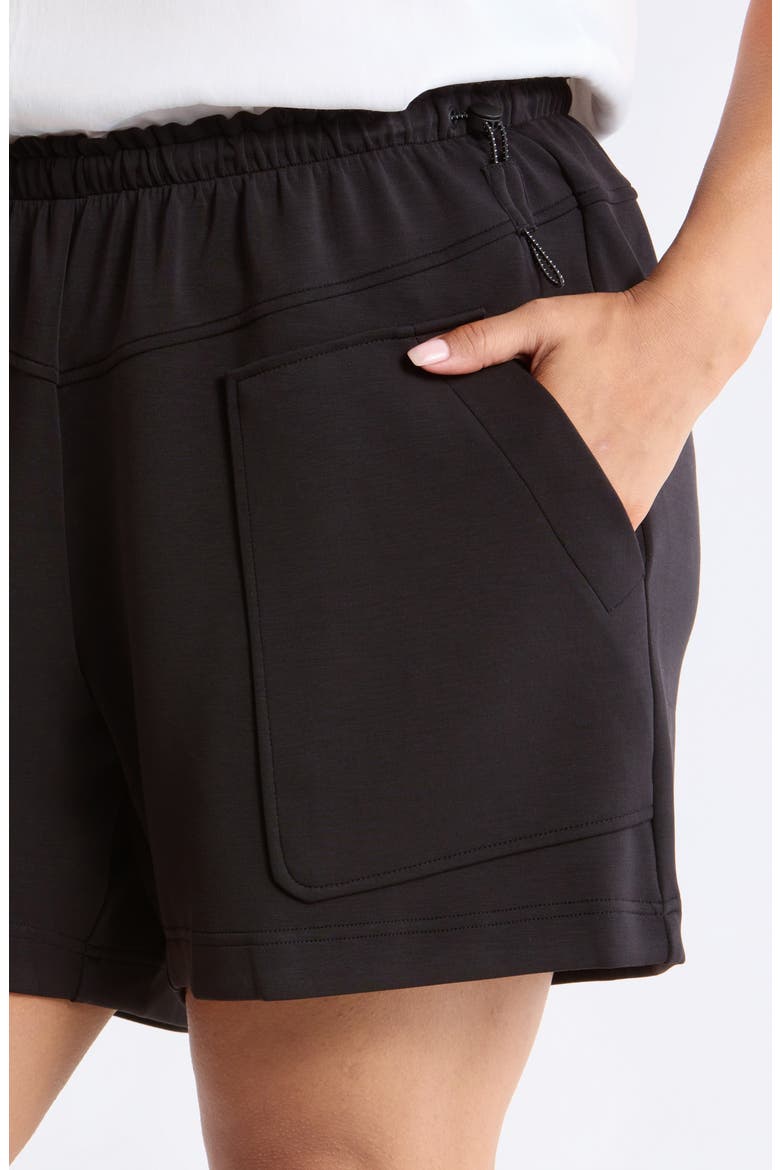 Skyrise Shorts with V-Yoke, Alternate, color, BLACK
