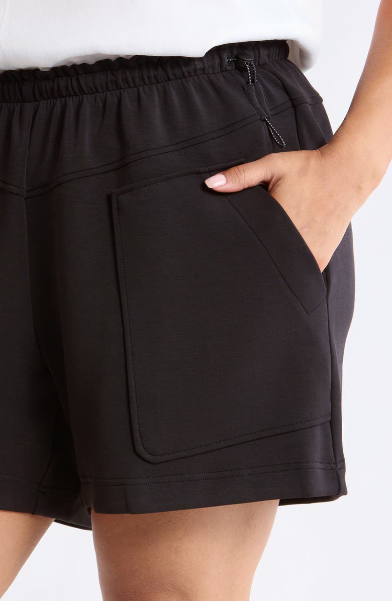 Wit & Wisdom Skyrise Shorts with V-Yoke, Alternate, color, Black
