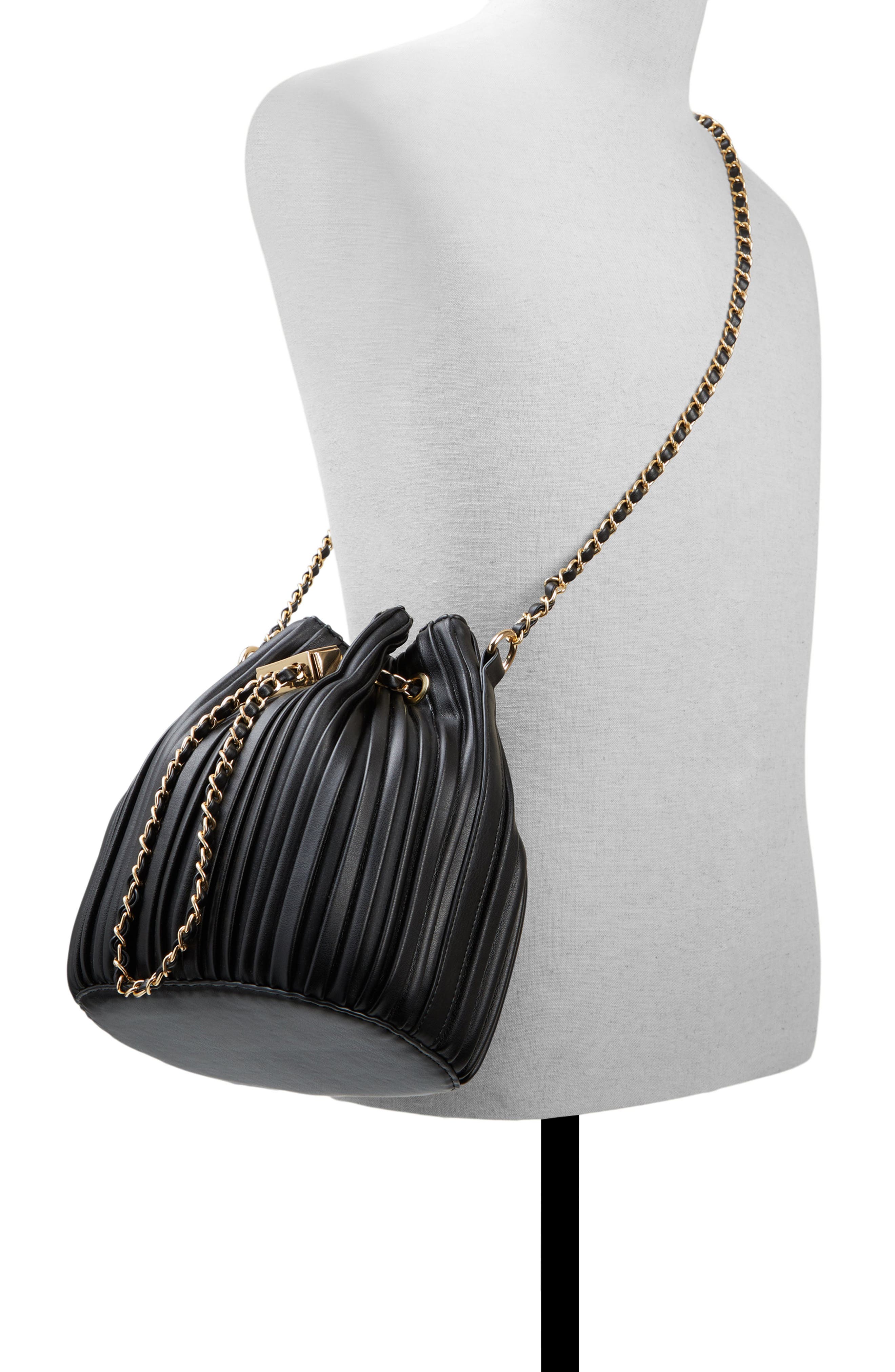 ALDO Muddal Faux Leather Bucket Bag, Alternate, color, 