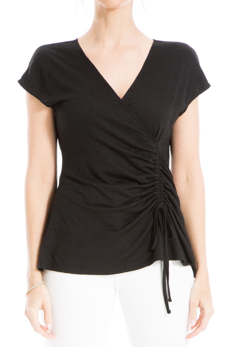 MAX STUDIO Cinched Side Tie Tee, Main, color, 