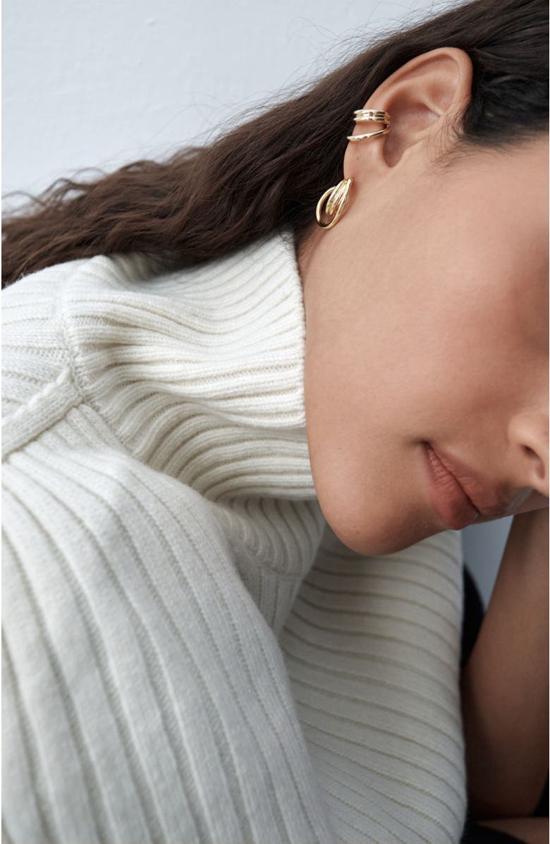 Otiumberg 14kt Gold Vermeil Concero Ear Cuff, Alternate, color,