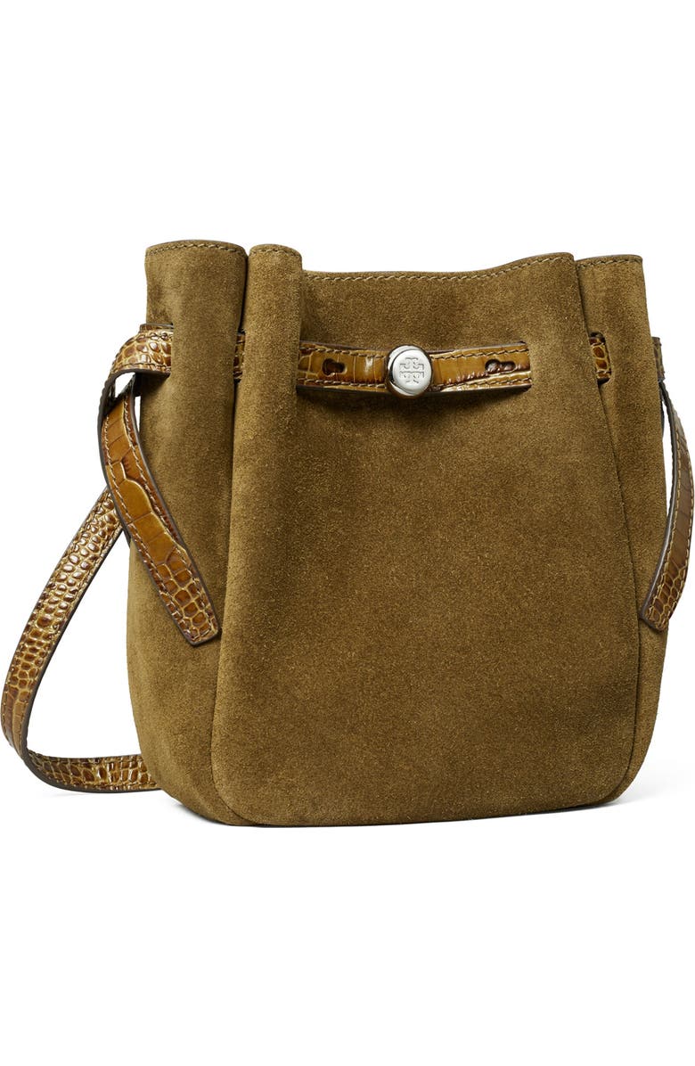 Tory Burch Romy Small Crossbody, Alternate, color, Deep Olive