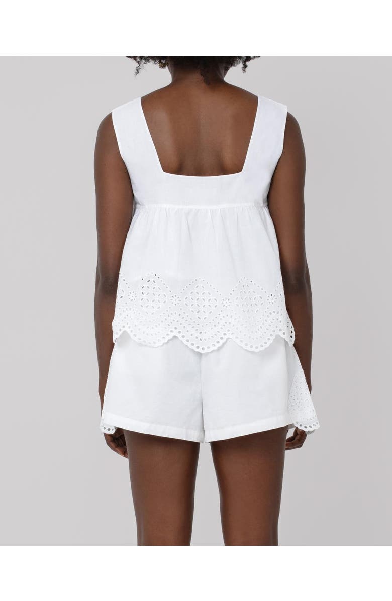 Haveli Nora Schiffli Top, Alternate, color, White