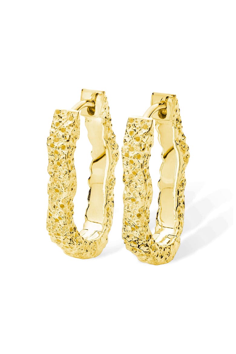 Hula Small Hoop Earring, Main, color, Gold
