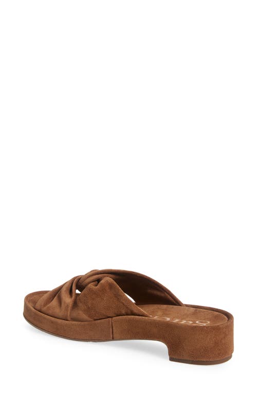 Pedro Garcia Livana Block Heel Sandal In Brown