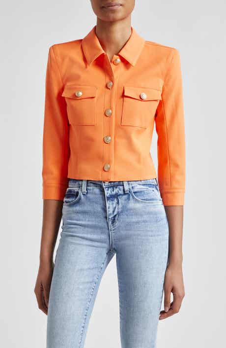 L'AGENCE Kumi Fitted Crop Jacket
