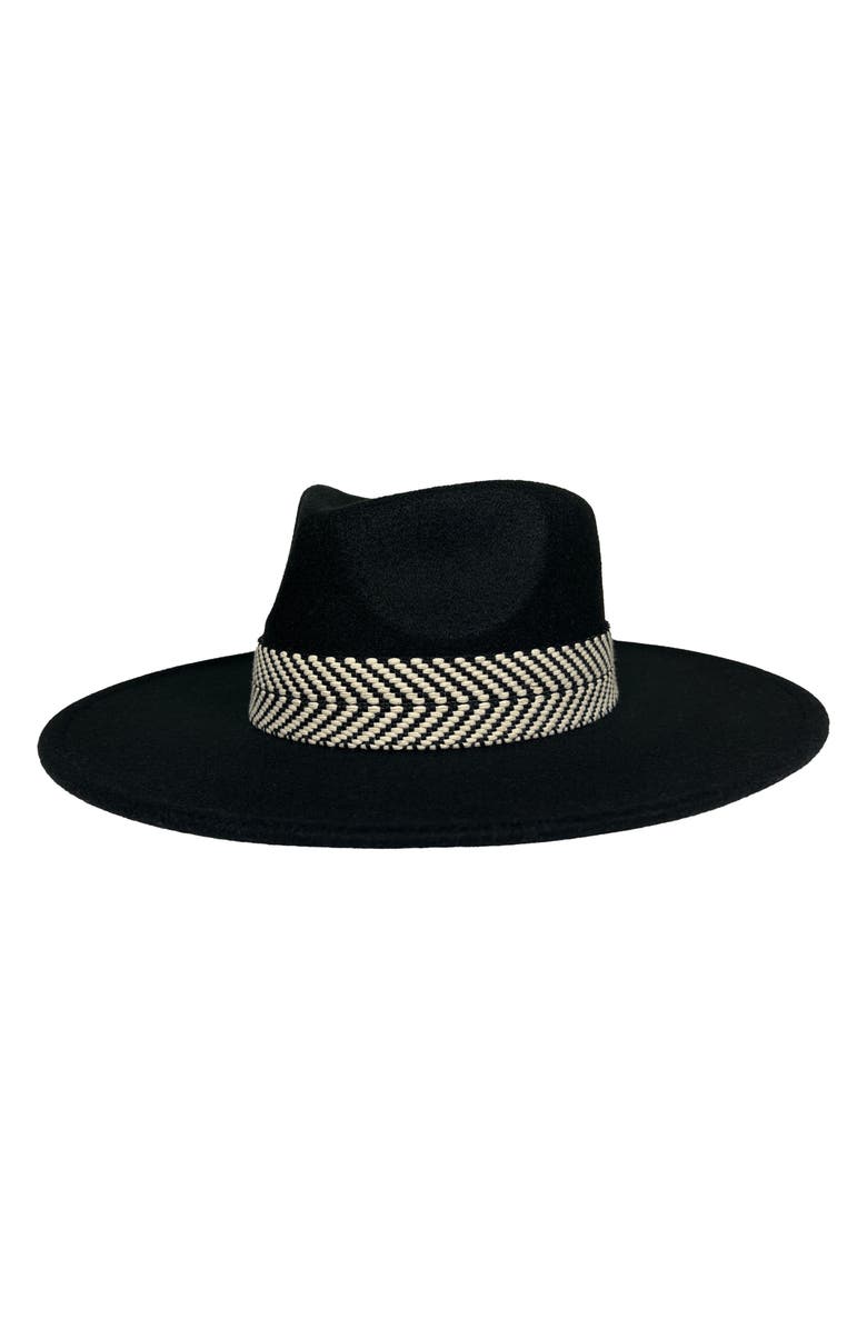 MARCUS ADLER Wide Brim Felt Panama Hat, Main, color,