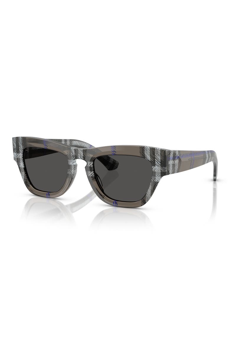 51mm Square Sunglasses, Alternate, color, DARK GREEN