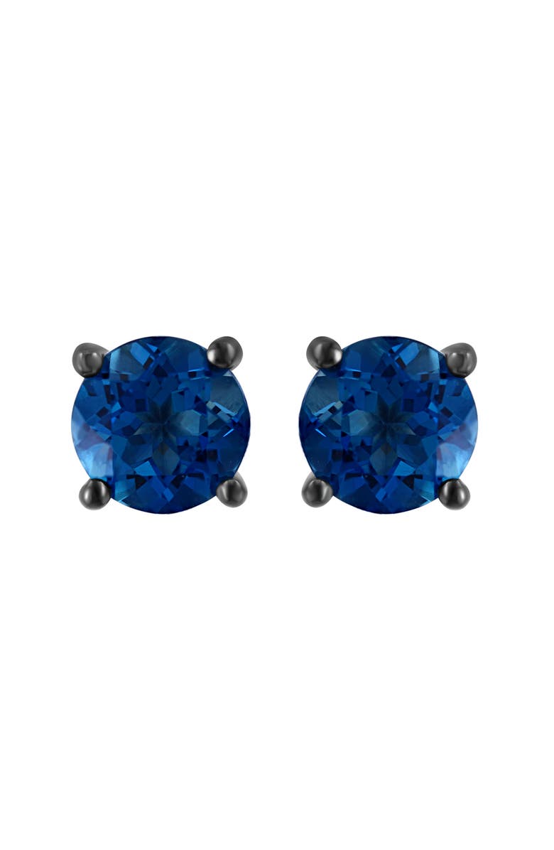 EFFY Sterling Silver London Blue Topaz Stud Earrings, Main, color, Blue
