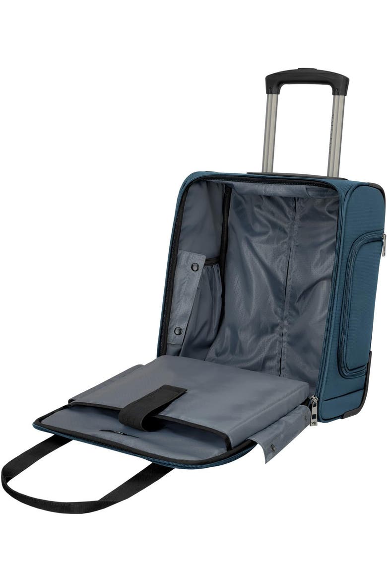 Stratford Softside 16" Underseat Carry On Luggage, Alternate, color, Teal