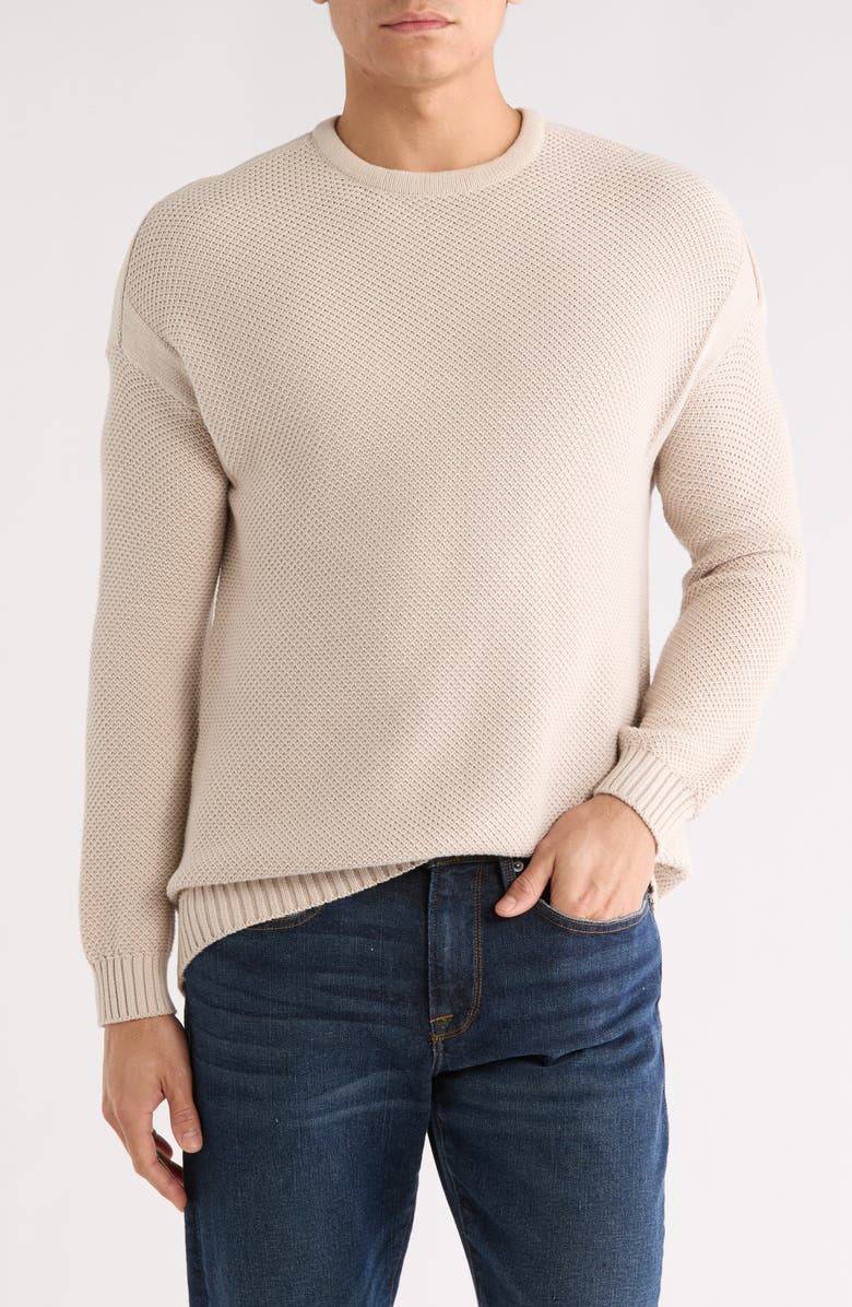 TRUTH Purl Stitch Cotton Sweater, Main, color,