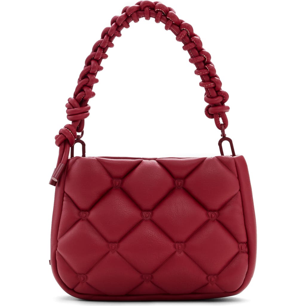 DESIGUAL DESIGUAL QUILTED FAUX LEATHER HANDBAG