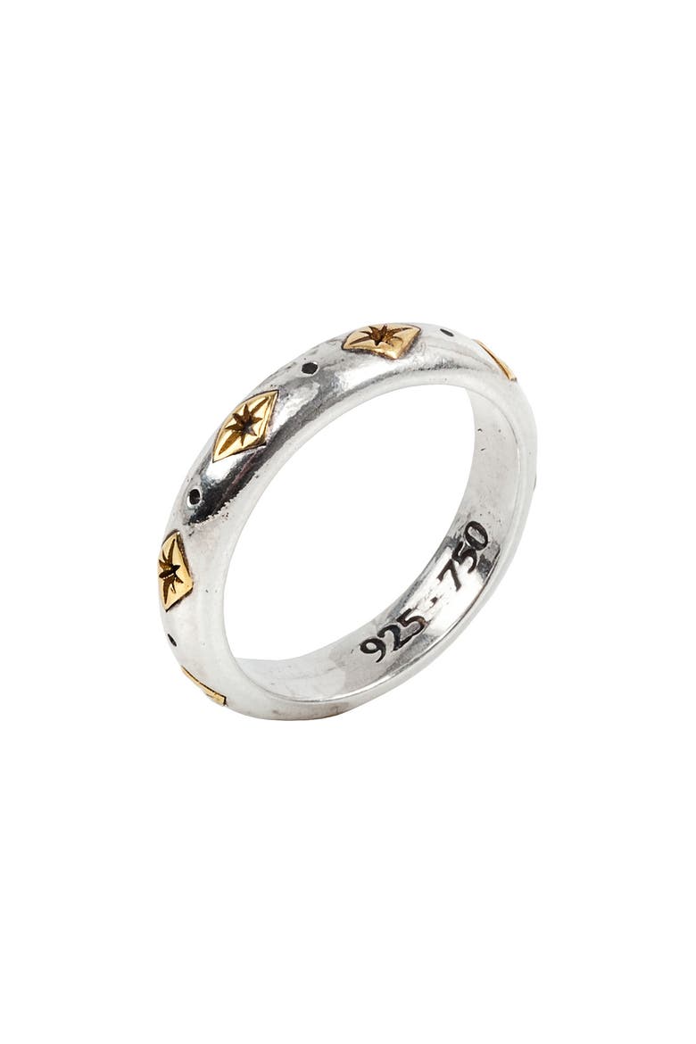 Astria Sterling Silver Stackable Ring, Main, color, GOLD