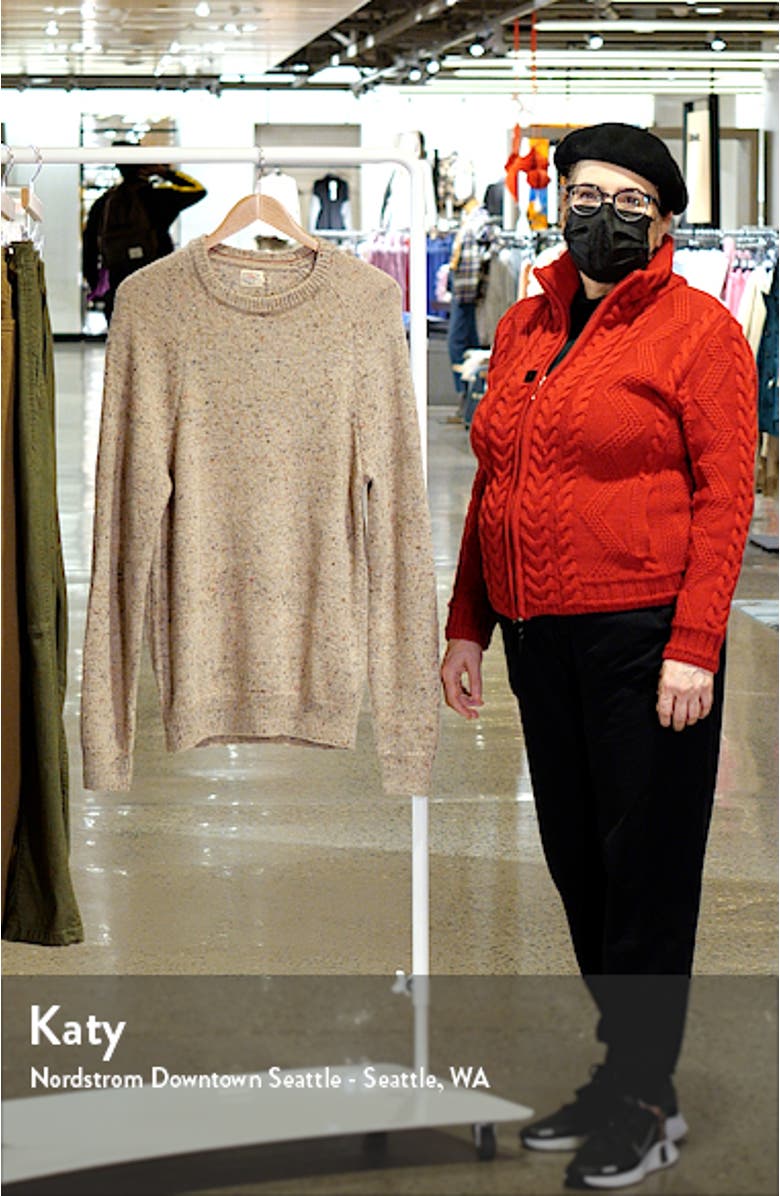 Donegal Wool Blend Crewneck Sweater, sales video thumbnail