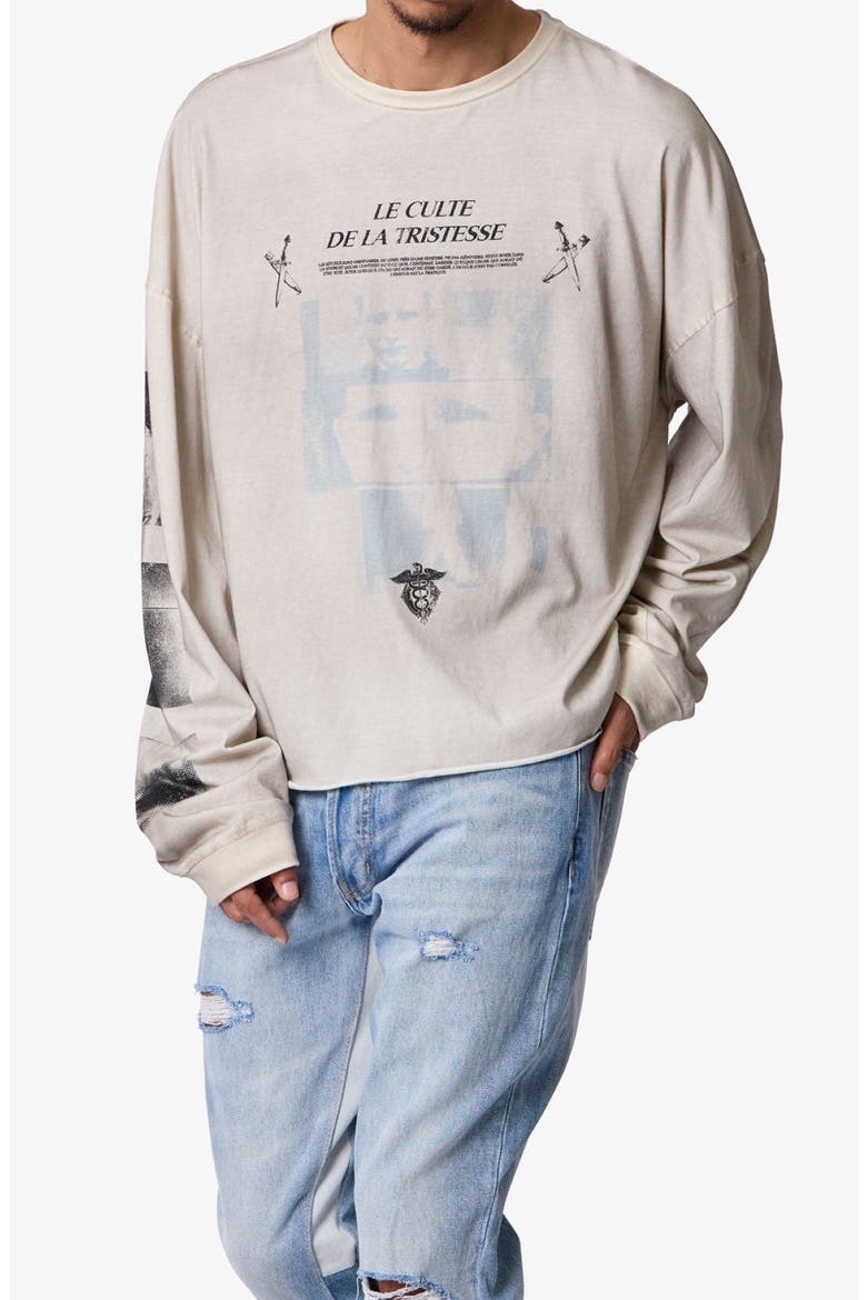Le Culte Long Sleeve Cotton Graphic T-Shirt, Alternate, color, OFF WHITE