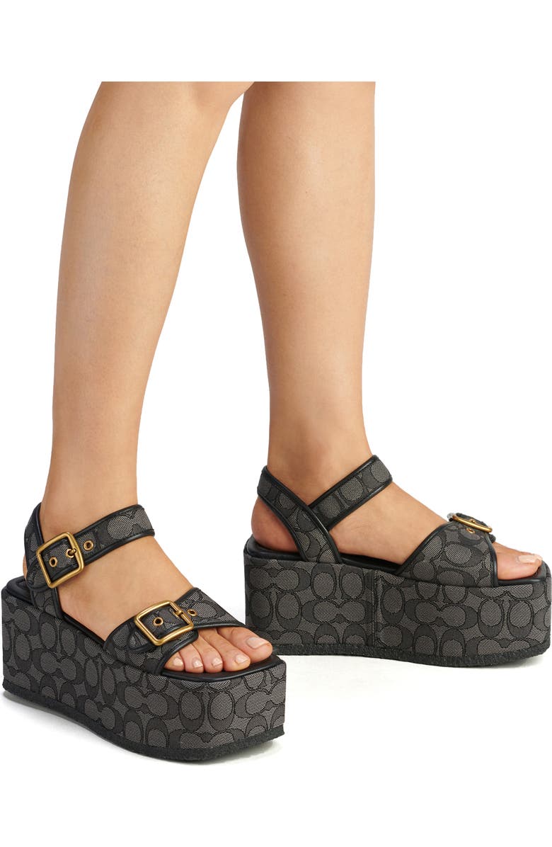 COACH Naomi Platform Sandal, Alternate, color,