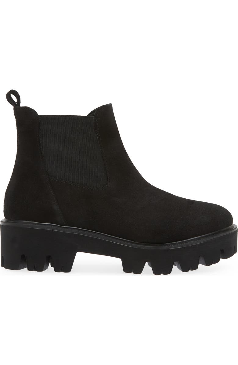 Cordani Alicia Lug Chelsea Boot, Alternate, color, Camoscio Nero