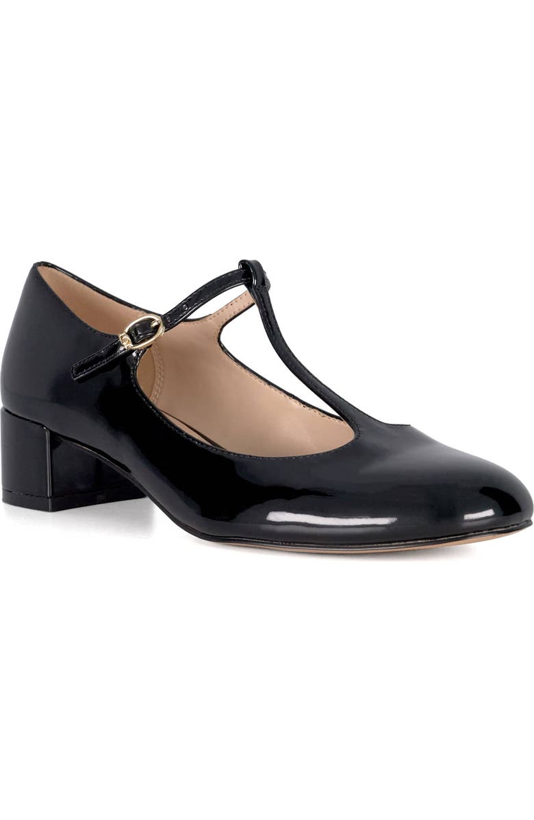 Dune London Believable T-Strap Pump, Main, color,