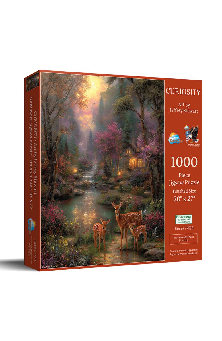 Sunsout Curiosity 1000 piece Jigsaw Puzzle for Adults, Main, color, Multicolor
