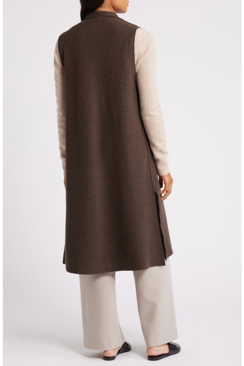 Longline Wool Vest, Alternate, color, WREN