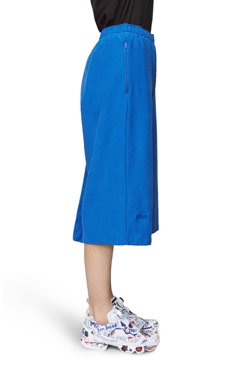 x Champion Back Slit Shorts, Alternate, color, BLUE