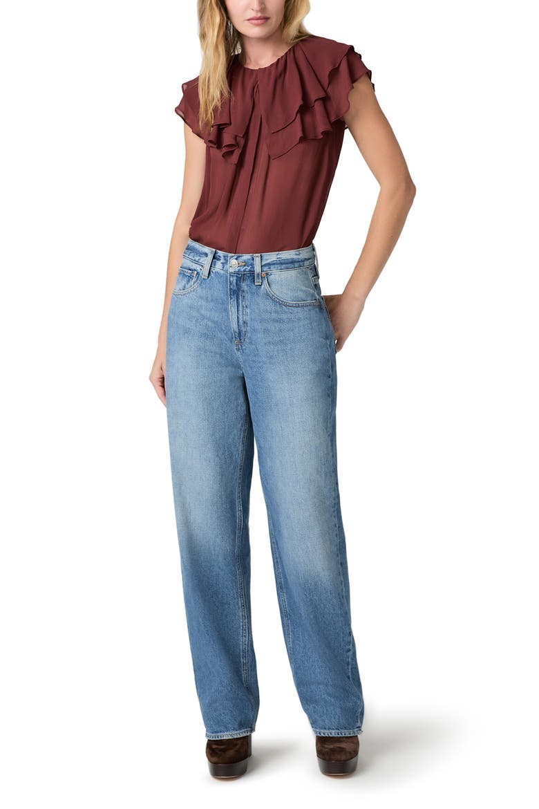 Emilie High Waist Tapered Jeans, Alternate, color, MARINERS