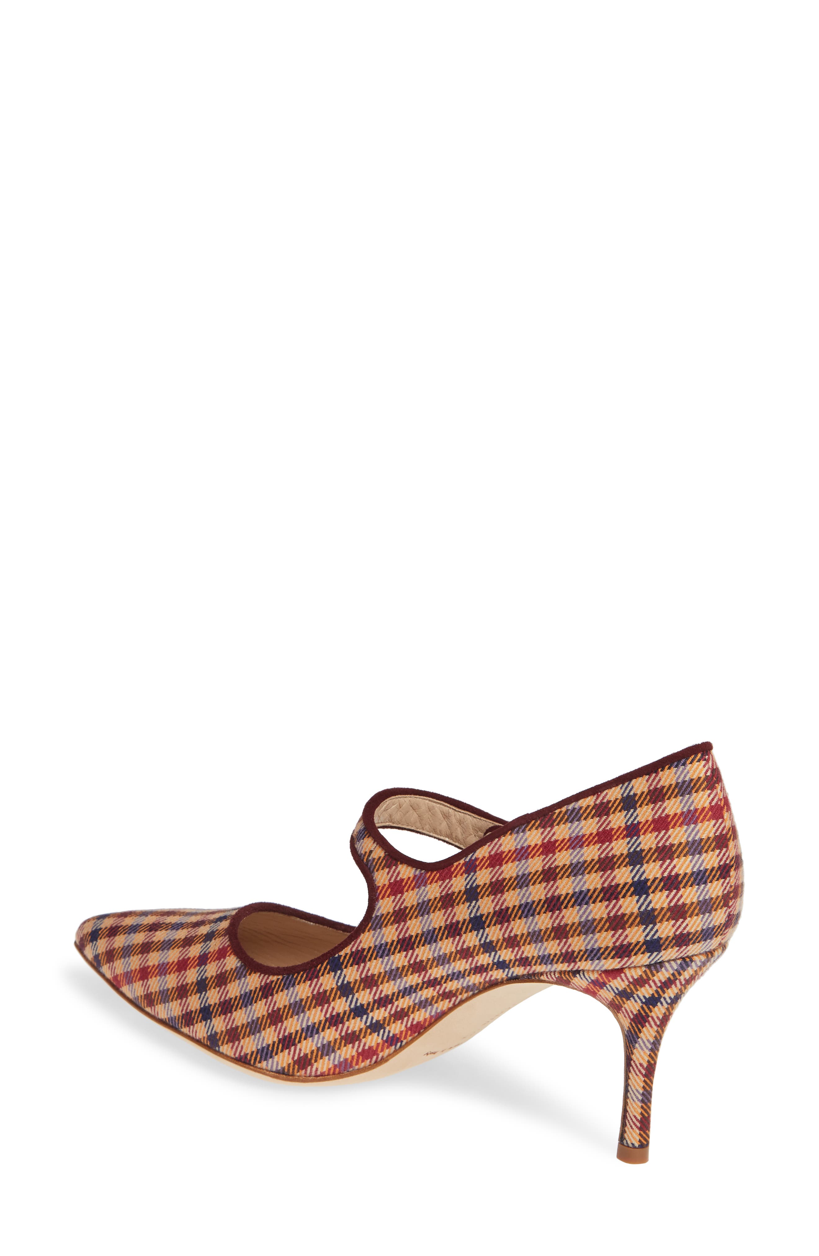 Manolo Blahnik Campari Mary Jane Pump, Alternate, color, 