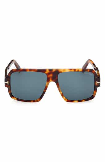 TOM FORD Camden 58mm Square Sunglasses