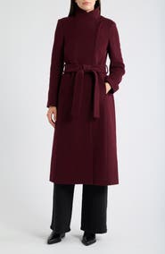 Sam Edelman Stand Collar Wrap Coat