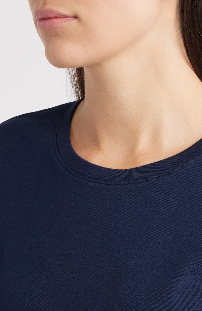 Madewell Side Cinch Muscle Tee, Alternate, color, Midnight Navy