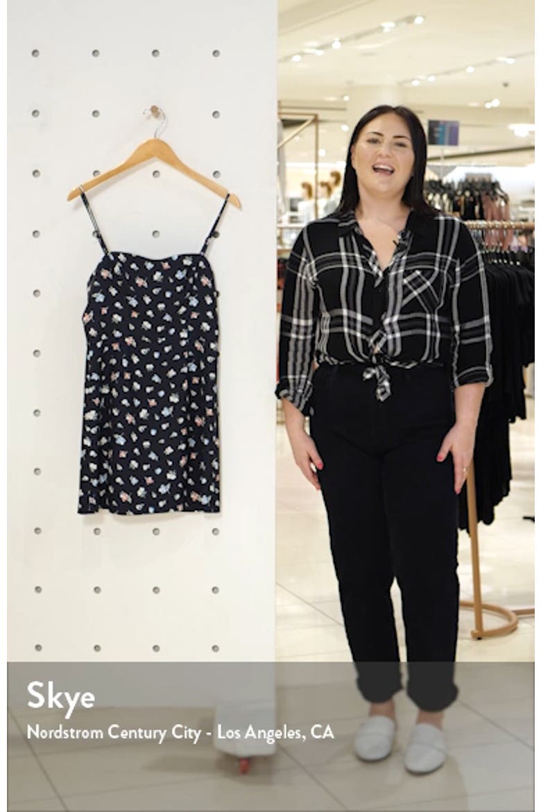 Camass Floral Print Minidress video